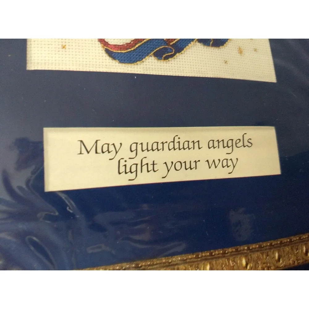Dimensions Counted Cross Stitch Kit 1997 Guardian Angel Treasured Thoughts 72430